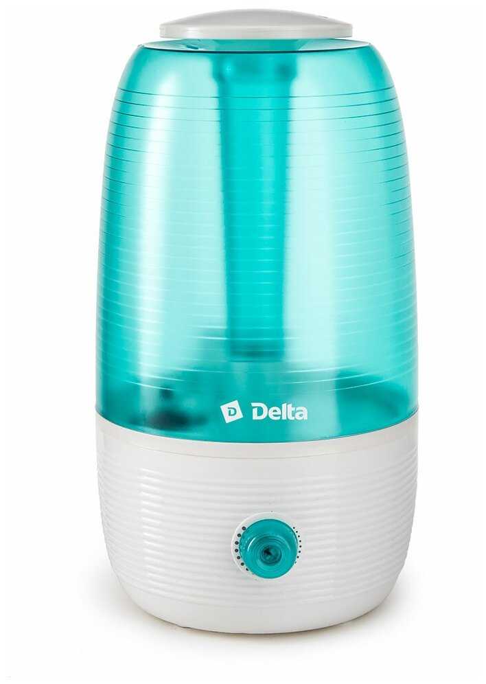 Увлажнитель воздуха ультразвуковой 23 Вт, 2,5 л DELTA DL-2600 белый с зеленым