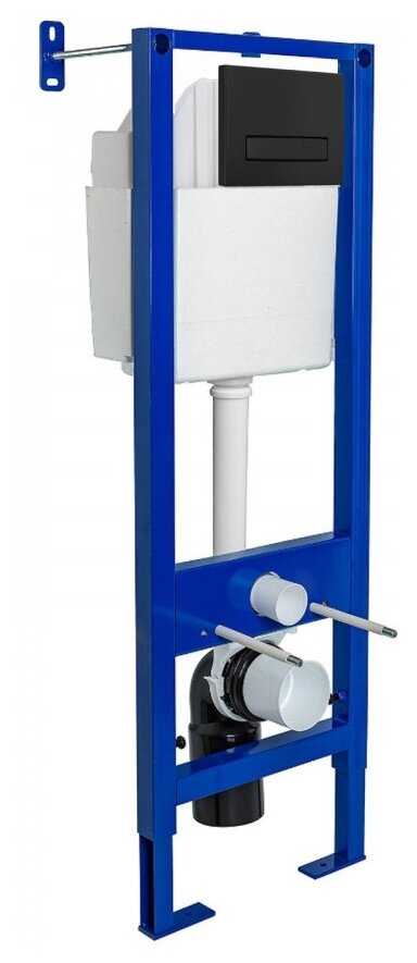 Унитаз с инсталляцией подвесной Azario Teramo AZ053ERMB с горизонтальным выпуском фотография 1