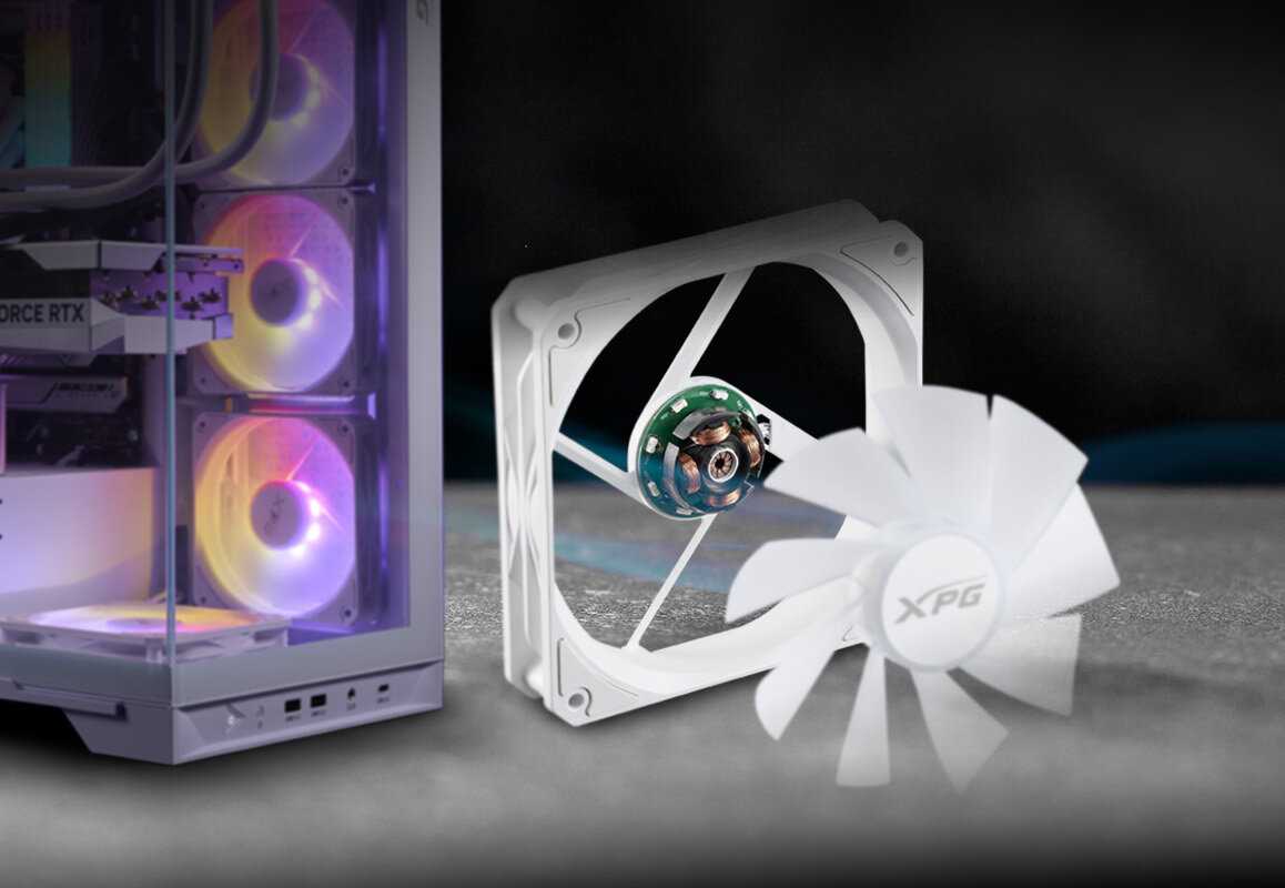 Вентилятор для корпуса ADATA VENTO R 120 ARGB PWM фотография 9