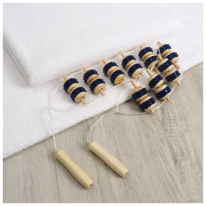 Роликовый массажер для тела ONLITOP лента, 9 звеньев 260993 фотография 1