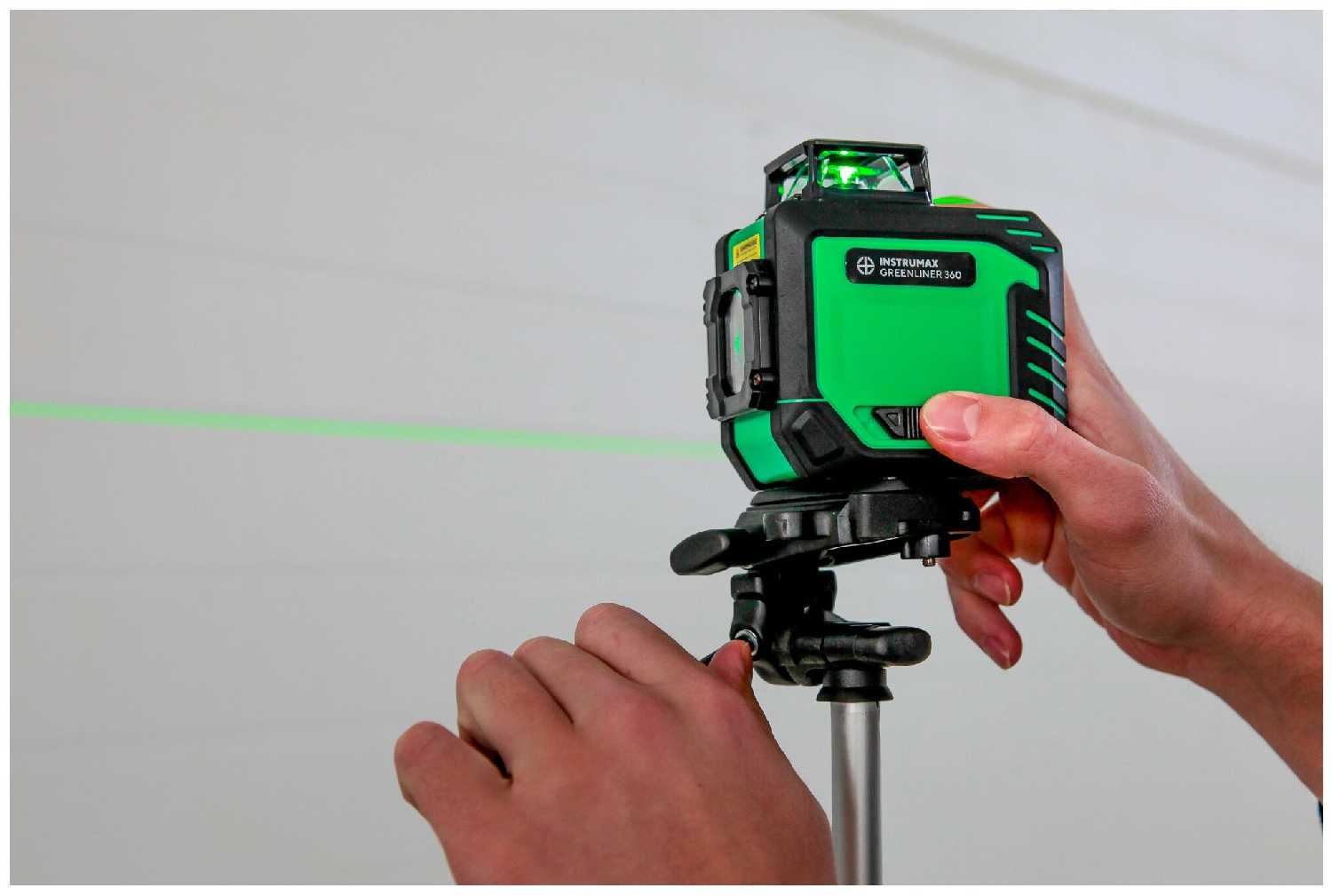 Лазерный нивелир INSTRUMAX GREENLINER 360 фотография 11