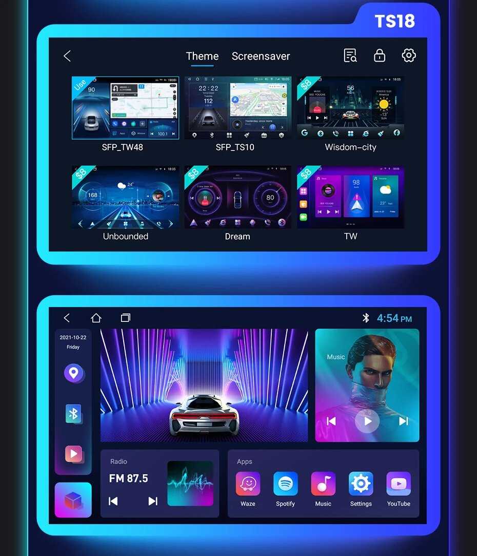 Автомагнитола Магнитола 2 Din Android (TS10) фотография 26