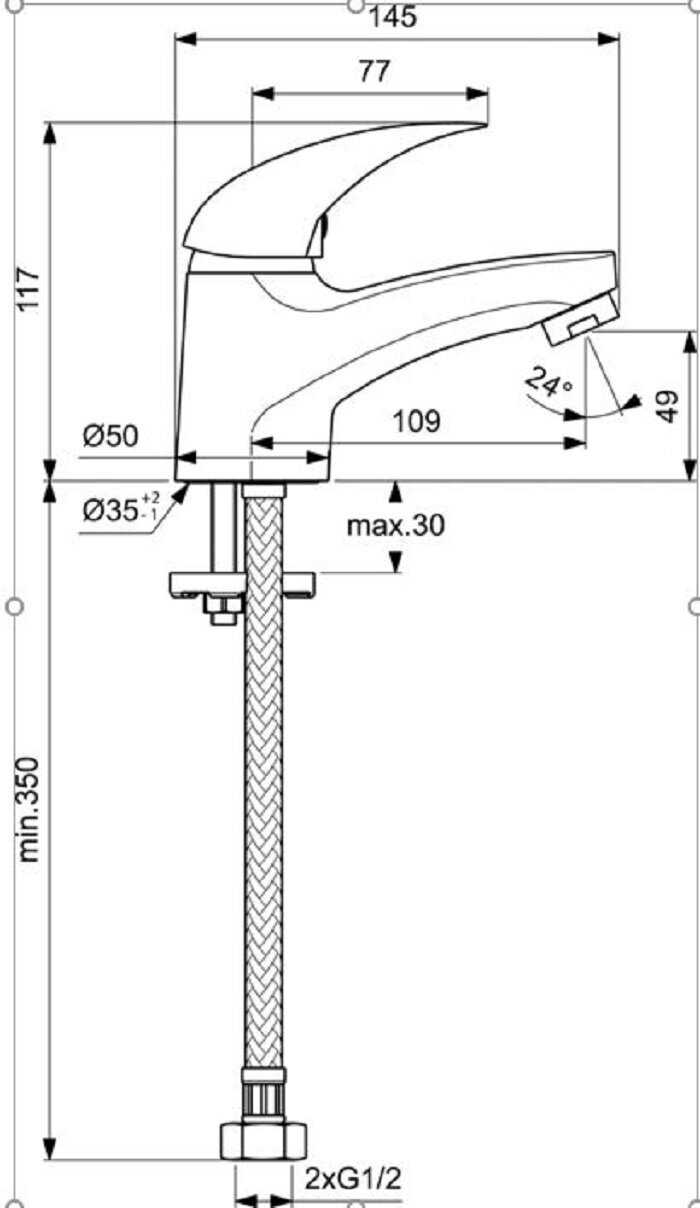 Смеситель для ванны VIDIMA Орион (B4223AA/BA001AA) фотография 6