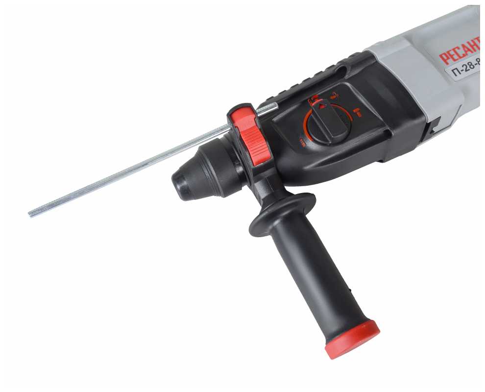 Перфоратор РЕСАНТА П-28-800К 75/3/1, без аккумулятора, 800 Вт фотография 8