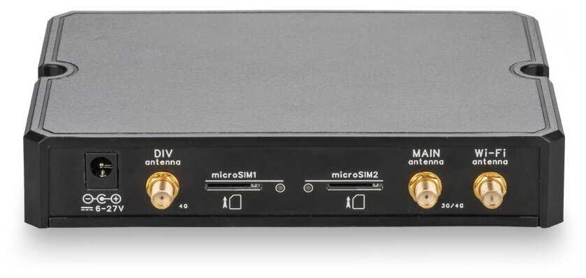 Роутер Kroks Rt-Cse m6 [LTE cat.6, до 300 Мбит/с, WiFi 2,4 ГГц, 2 SIM карты, разъем SMA] фотография 4