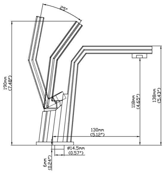 Смеситель Seaman ECO Koblenz SSN-2241, рычажный фотография 1