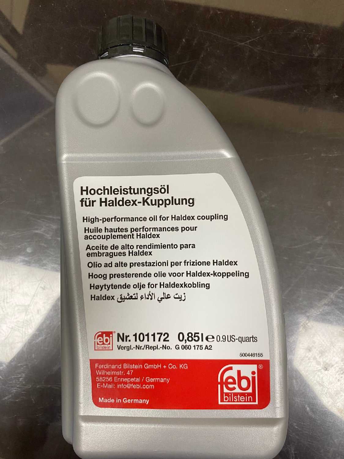 Масло трансмиссионное Febi Haldex 75W-90 фотография 14