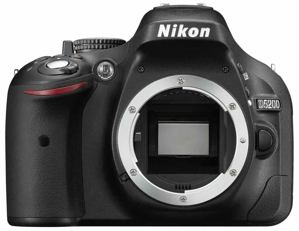 Фотоаппарат NIKON D5200 BODY, без объектива, зеркальный байонет F фотография 3