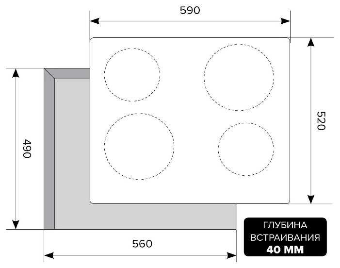 Электрическая варочная панель LEX EVH 640 BL фотография 1