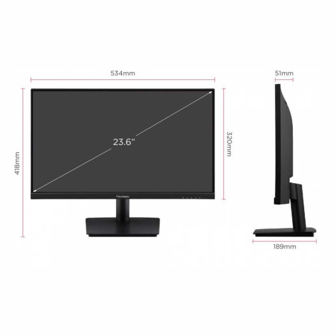 Монитор ViewSonic VA2409-MHU 1920х1080 IPS с USB-C фотография 1