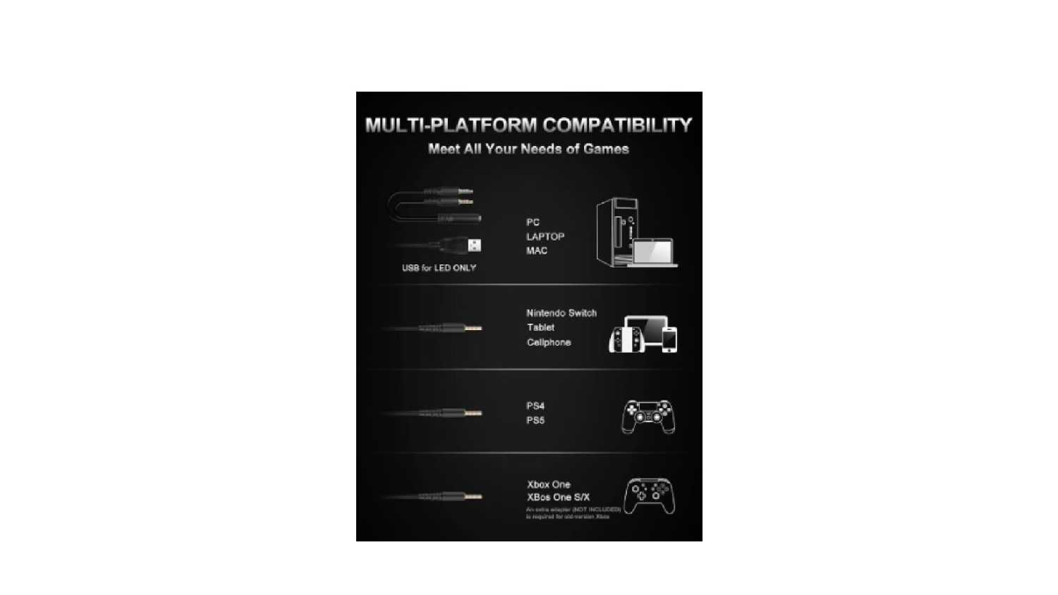 Игровые накладные наушники с микрофоном Yesido EK03 Game Headset фотография 4