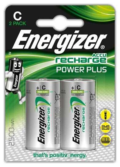 Аккумулятор Ni-Mh 2500 мА·ч 1.2 В Energizer Accu Recharge Power Plus C