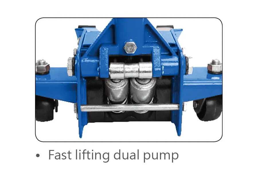 Домкрат подкатной гидравлический KING TONY 9TYT132-03A-B фотография 11