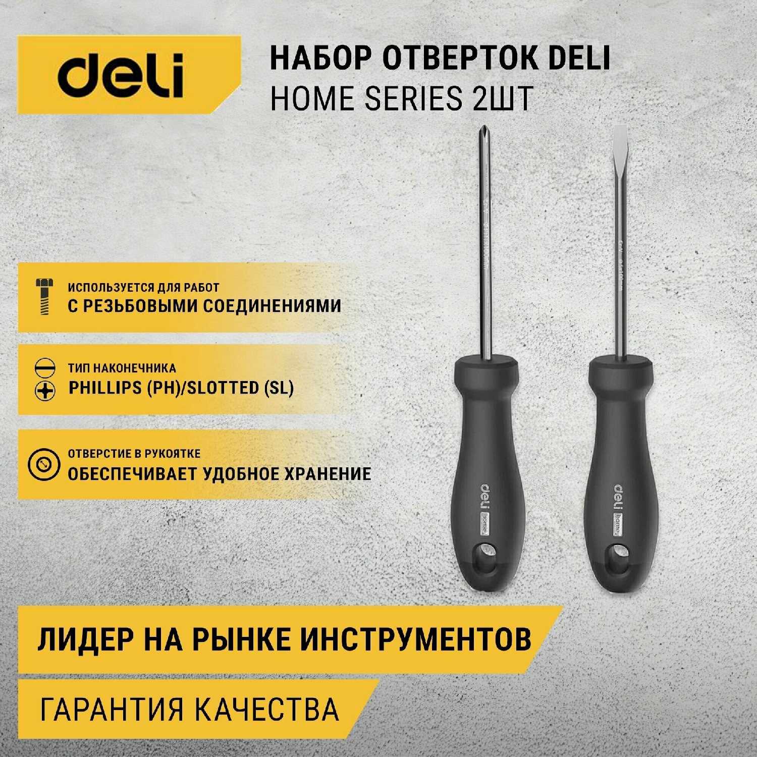 Набор отверток DELI HT1002 фотография 1