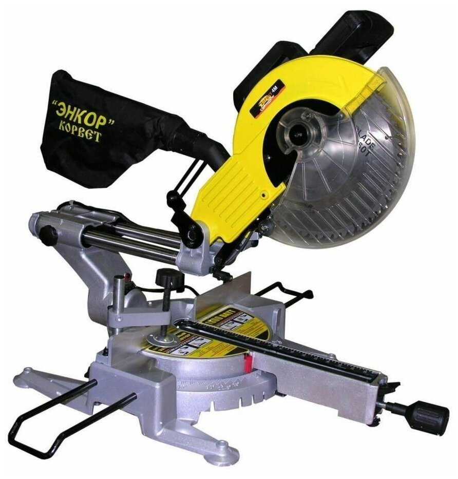 Торцовочная сетевая пила Энкор Корвет 4М, 1800 Вт фотография 16