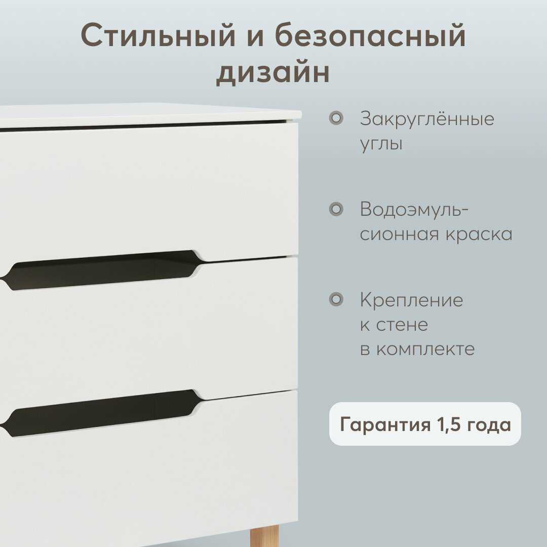 Комод FIOKI Комод с пеленальным столом FIOKI V2 (91037) фотография 7