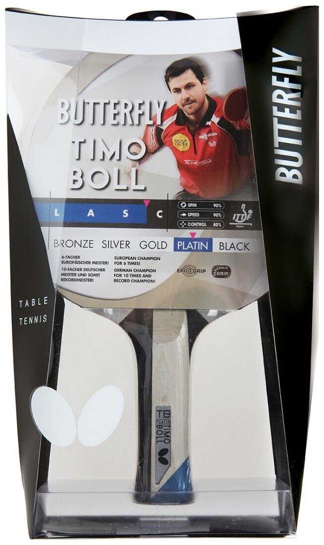 Ракетки для настольного тенниса Butterfly Timo Boll Platin фотография 8