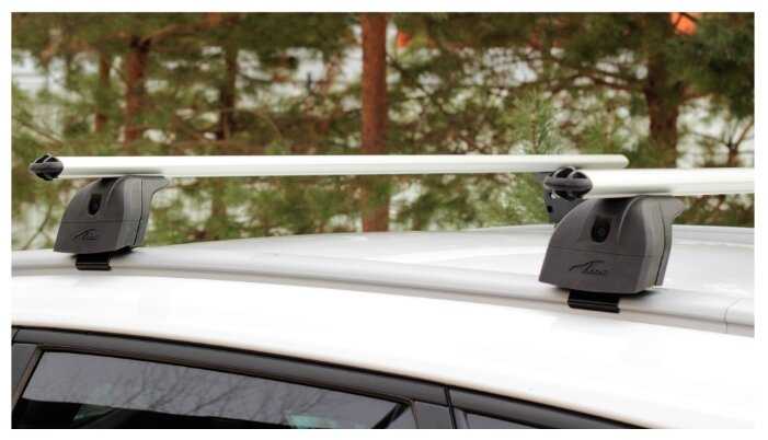 багажник Lux Аэро 52 на низкие рейлинги Hyundai Santa Fe 3, 1.2 м фотография 3
