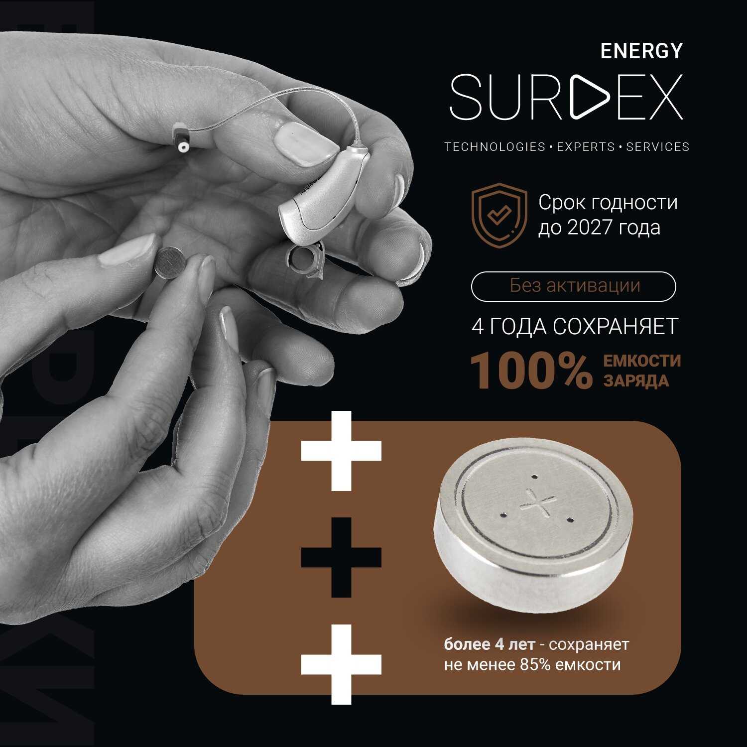 SURDEX Energy Батарейки для слуховых аппаратов (ZA10) фотография 12