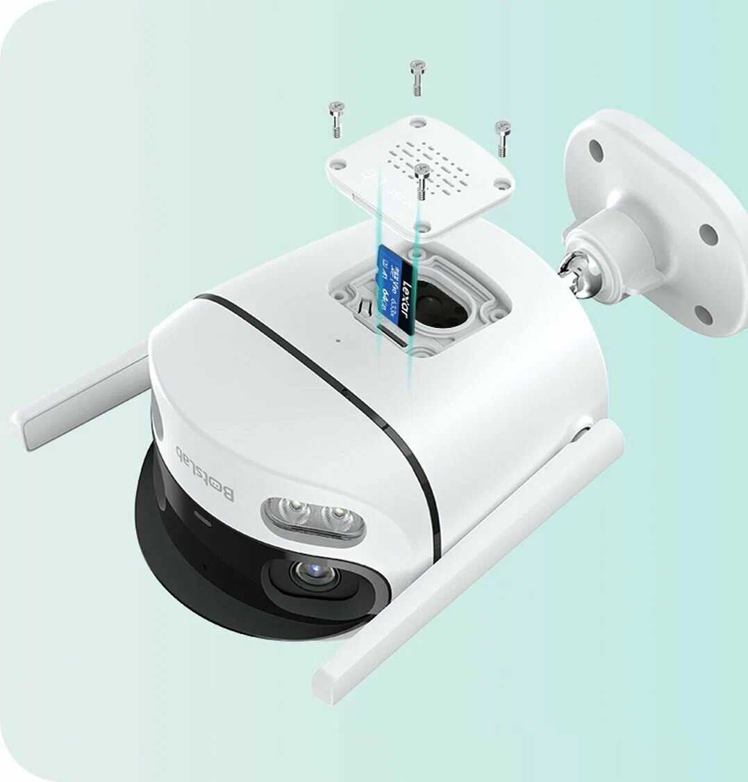 Камера наружного наблюдения Botslab Outdoor Dual-lens Camera W302 фотография 5