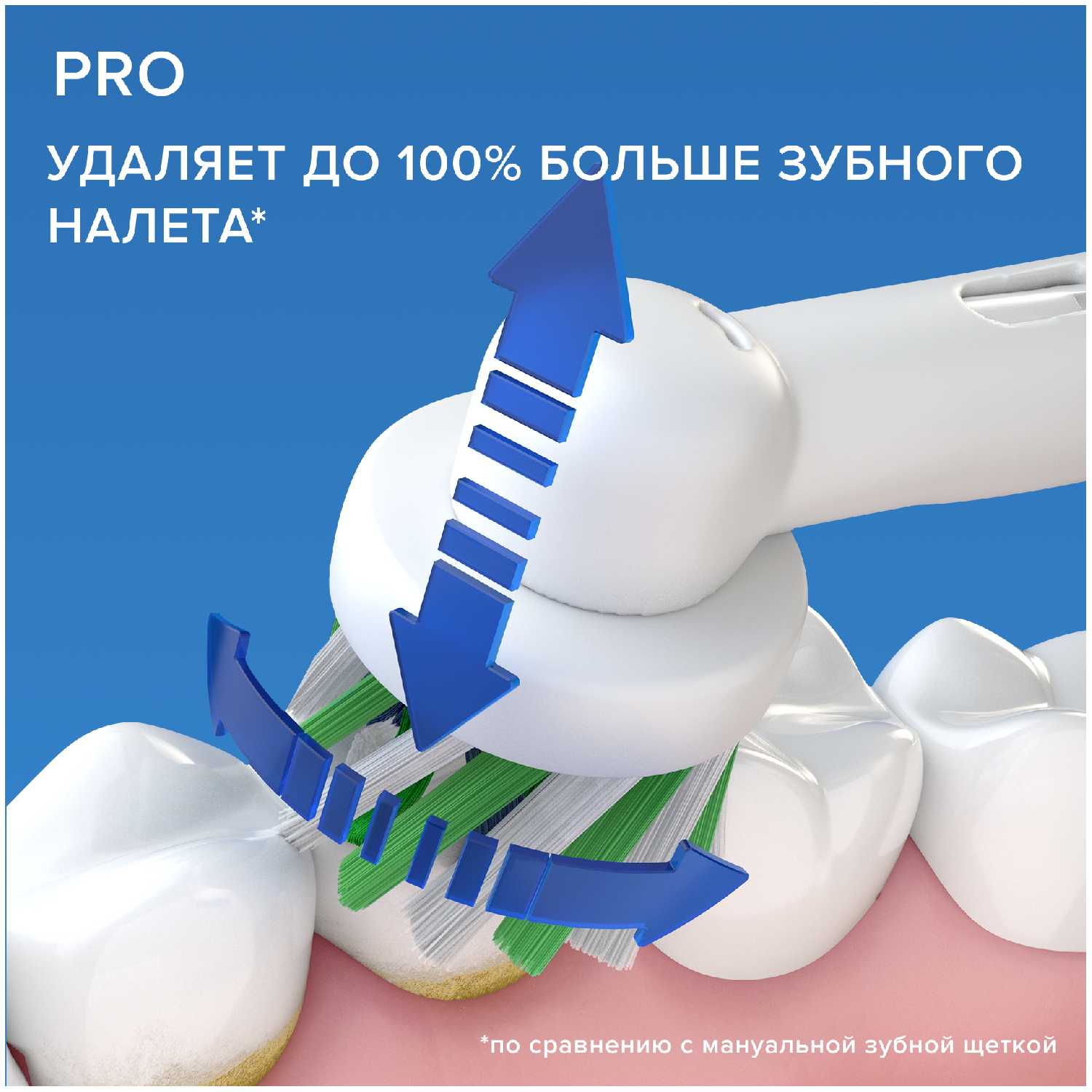 Электрическая зубная щетка Oral-B Pro 1 570 Cross Action фотография 6