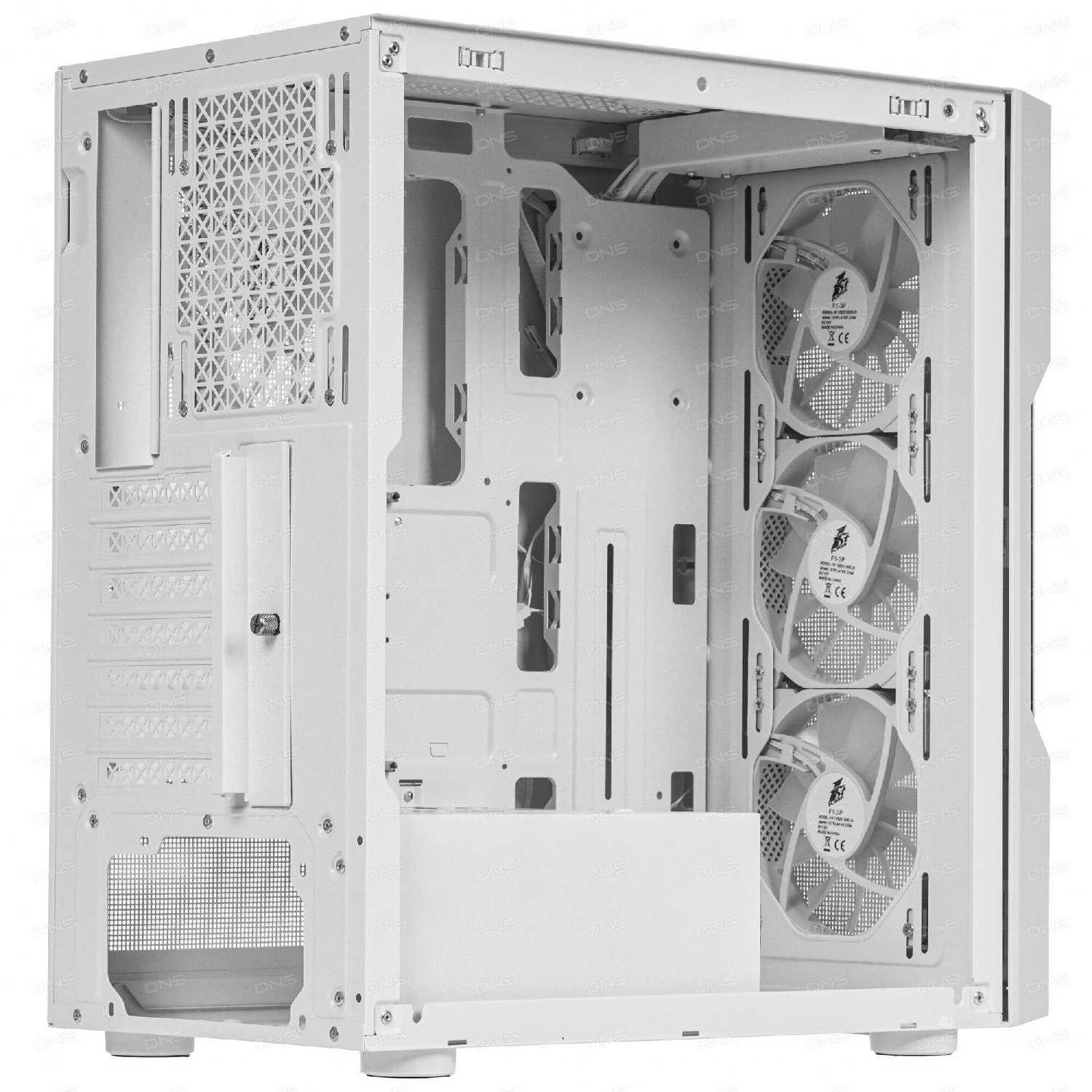 Корпус 1STPLAYER TRILOBITE T7-P (2USB3.0, Audio, Window,4x120mm LED) (T7-P-WH-4F1-W) фотография 16