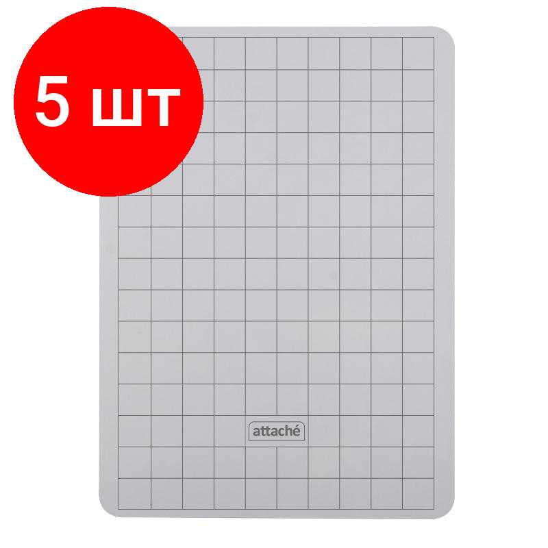 Комплект Доска двусторонняя маркерная Attache А4