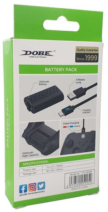 Аккумуляторная батарея DOBE Battery Pack (1200mAh) фотография 8
