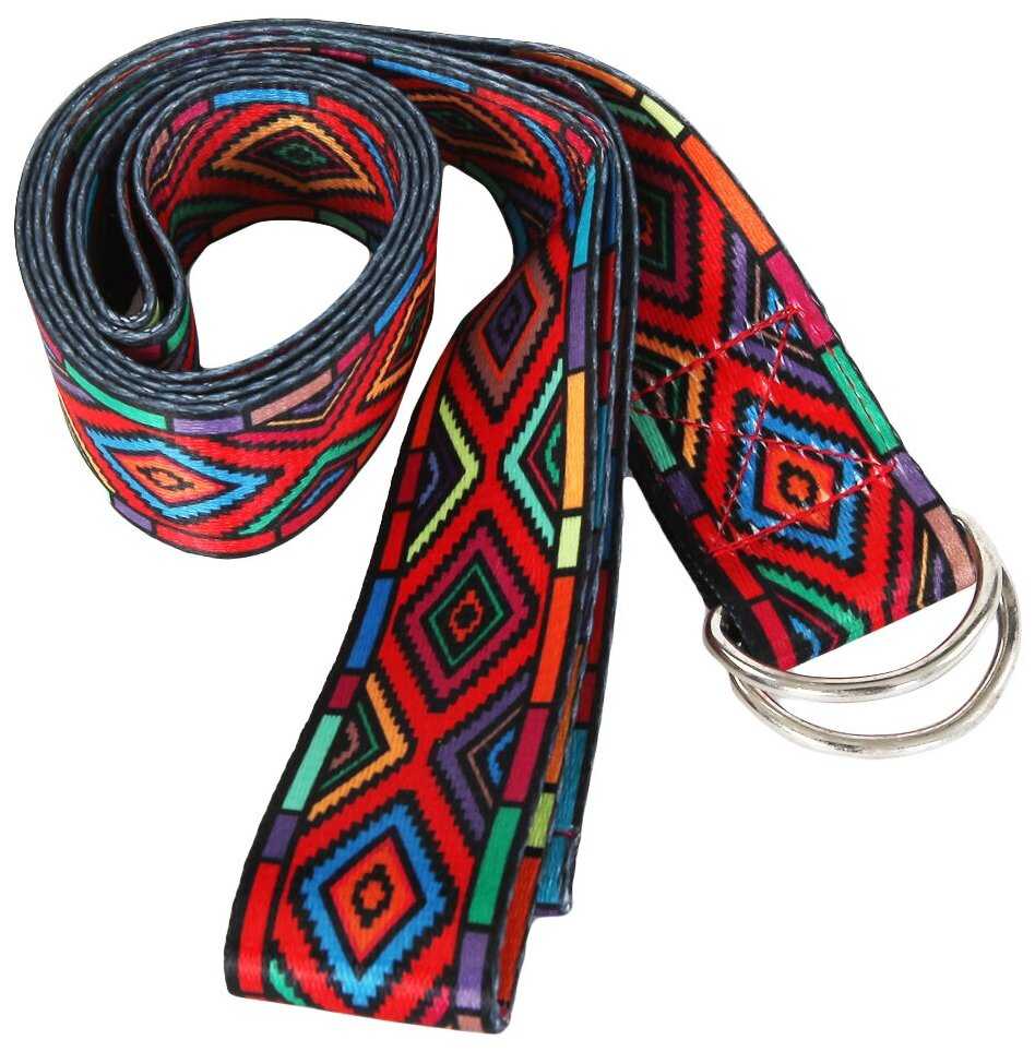 Ремешок для йоги Start Up NT40051 р 183х3,8 см style А