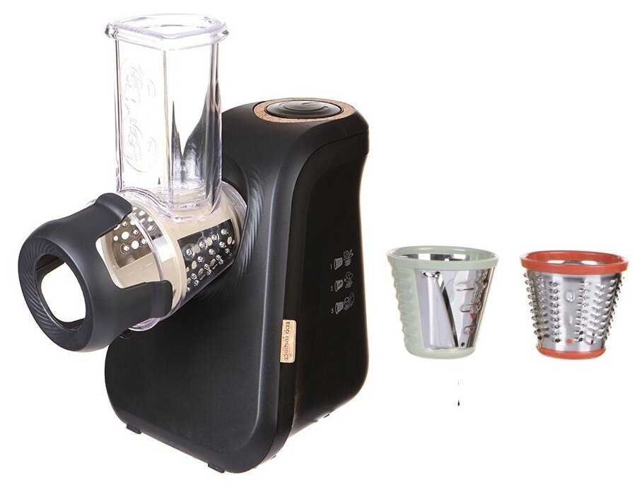 Овощерезка Moulinex Eco Respect DJ77EN10, 200 Вт, 3 насадки фотография 10