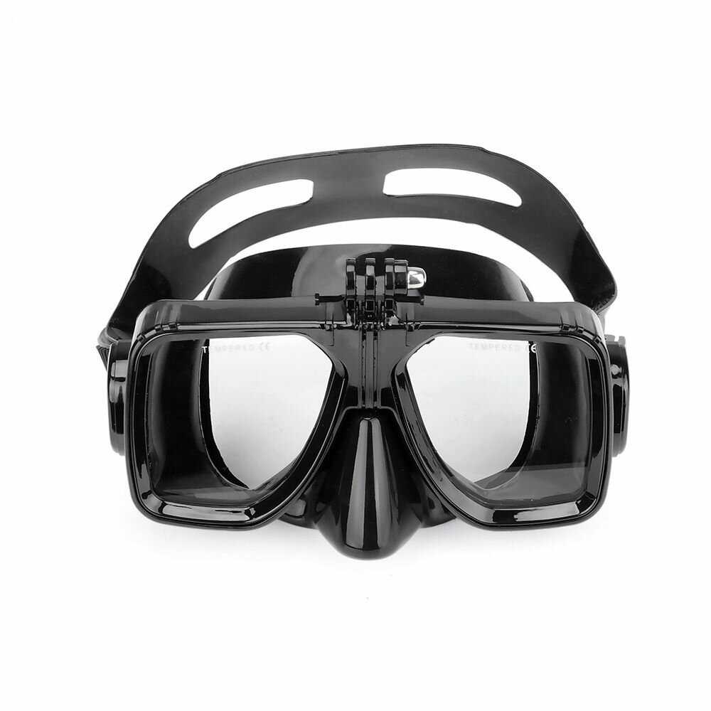 Маска для дайвинга GoPro Маска для дайвинга с трубкой и креплением для экшен камеры фотография 4