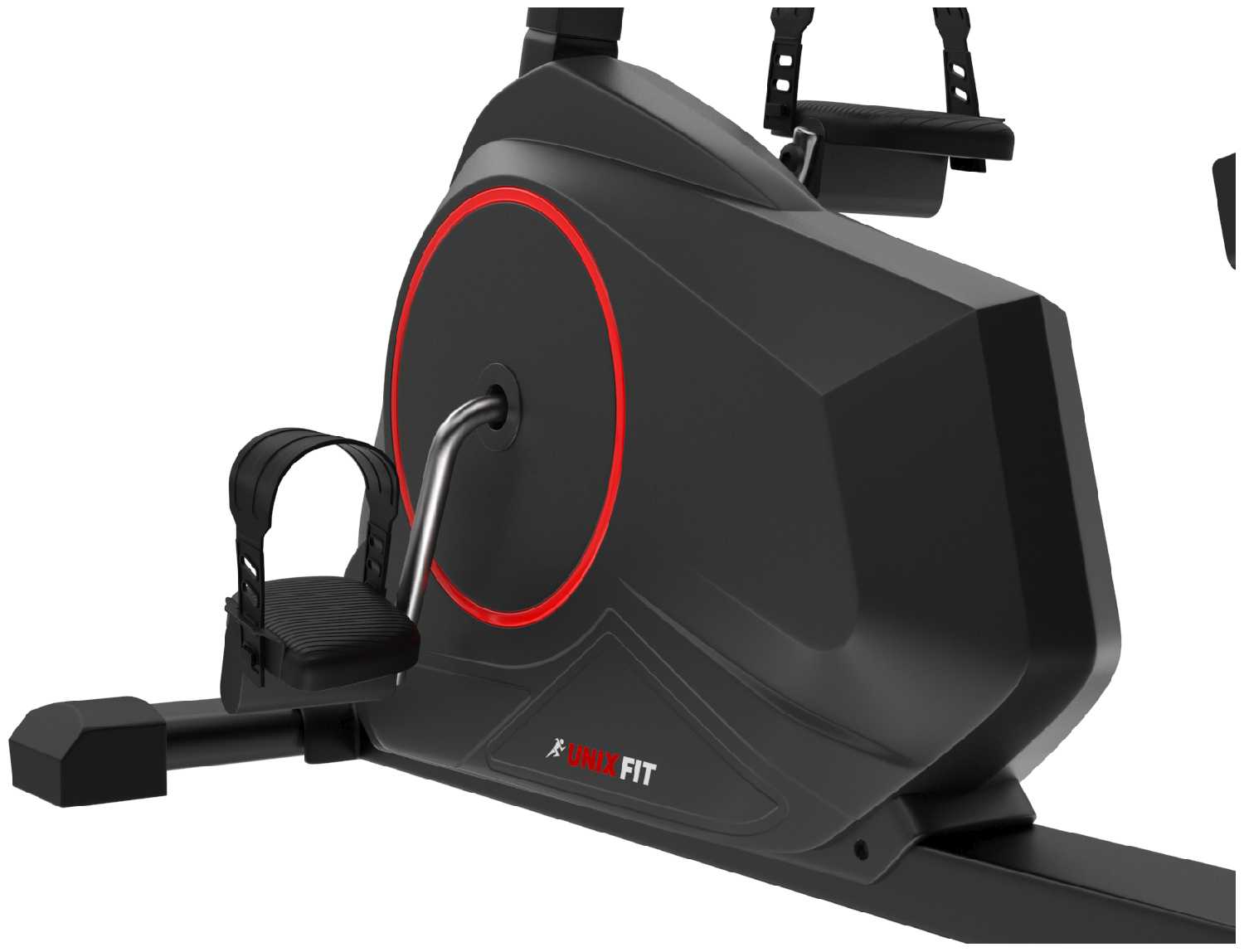 Горизонтальный велотренажер UNIXFIT BR-390 + набор для фитнеса фотография 9