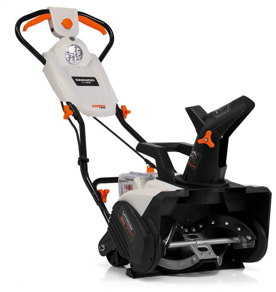 Аккумуляторный снегоуборщик DAEWOO DAST 5040Li с АКБ и ЗУ фотография 1