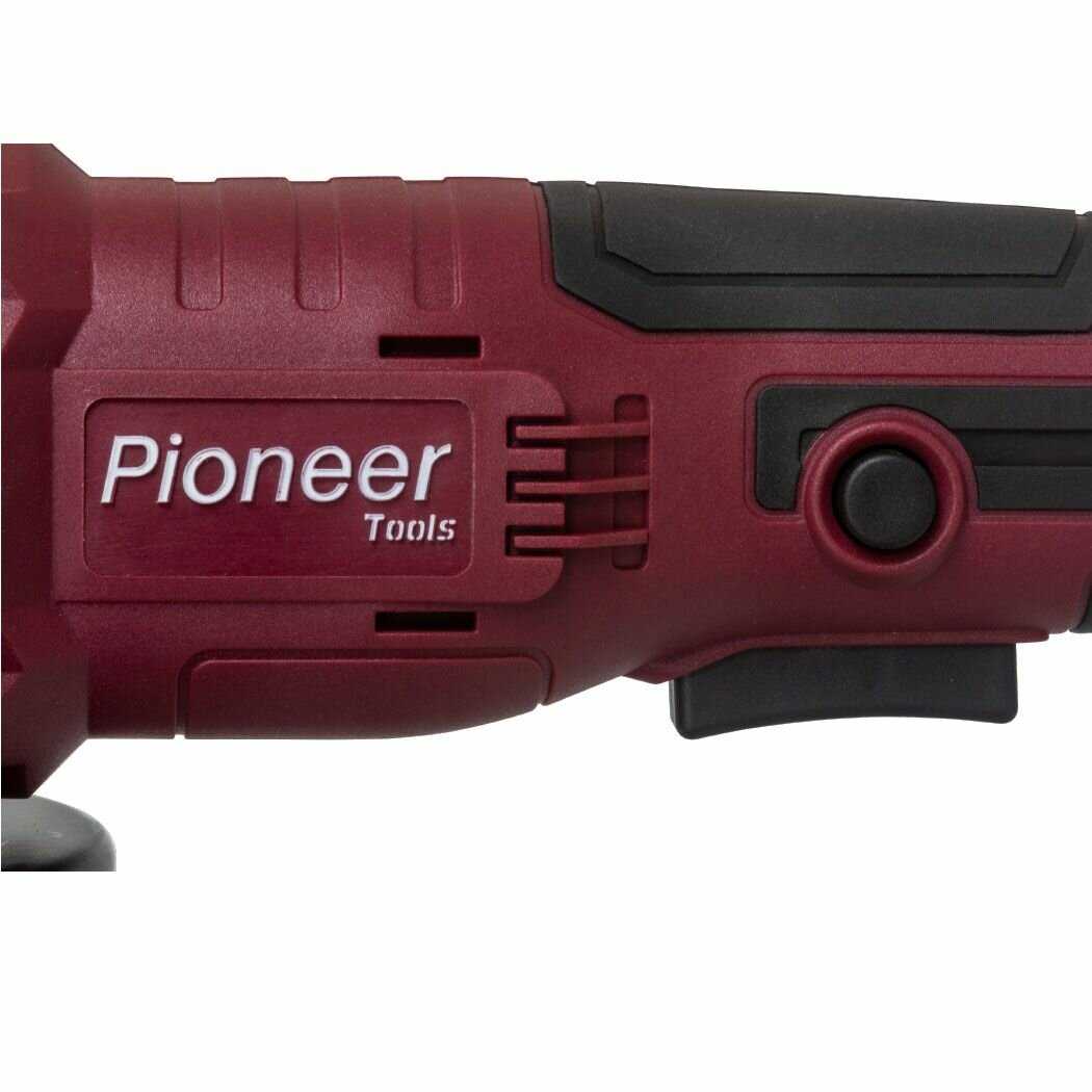 Аккумуляторная угловая шлифовальная машинка Pioneer AG-M20V-125-01B фотография 6