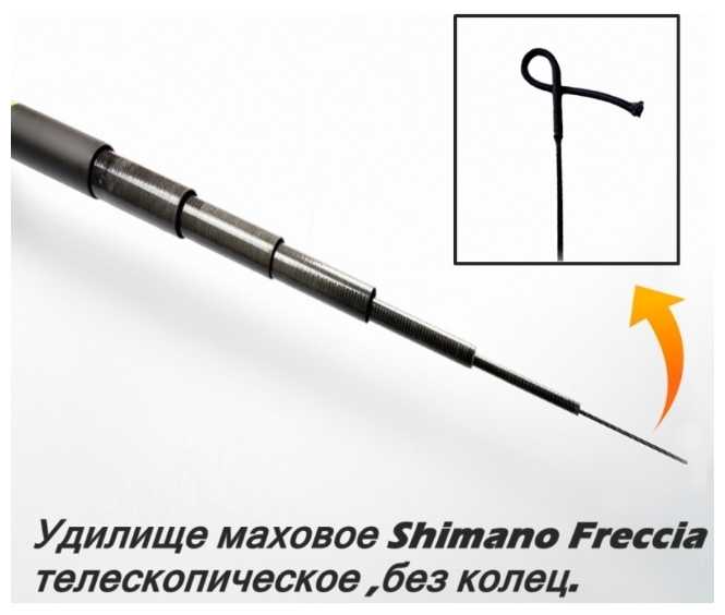 Удилище Shimano Condor Freccia, без колец тест 15-40 гр, 4 метра фотография 1