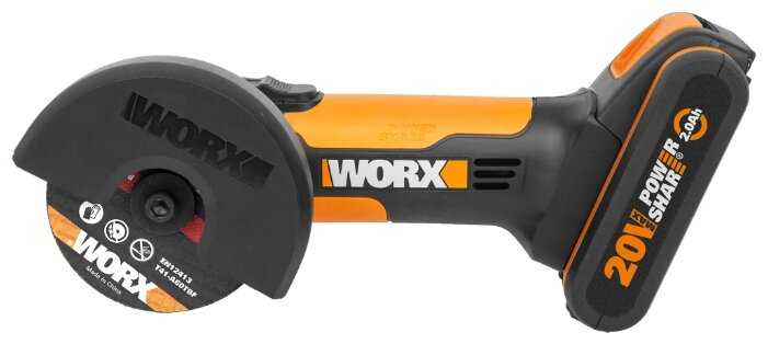 Аккумуляторная УШМ Worx WX801 фотография 2