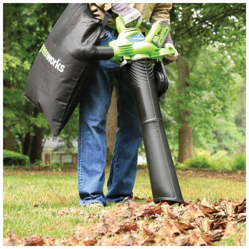 Электрическая воздуходувка Greenworks GBV2800 фотография 4