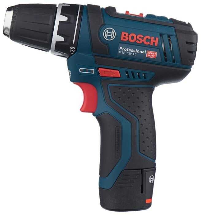 Аккумуляторная дрель-шуруповерт BOSCH GSR 12V-15 601.868.122 фотография 1