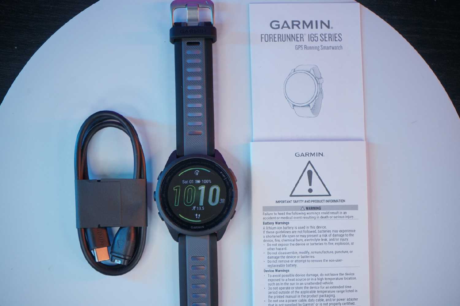Умные часы Garmin ForeRunner 165 Music (010-02863-31) фотография 21