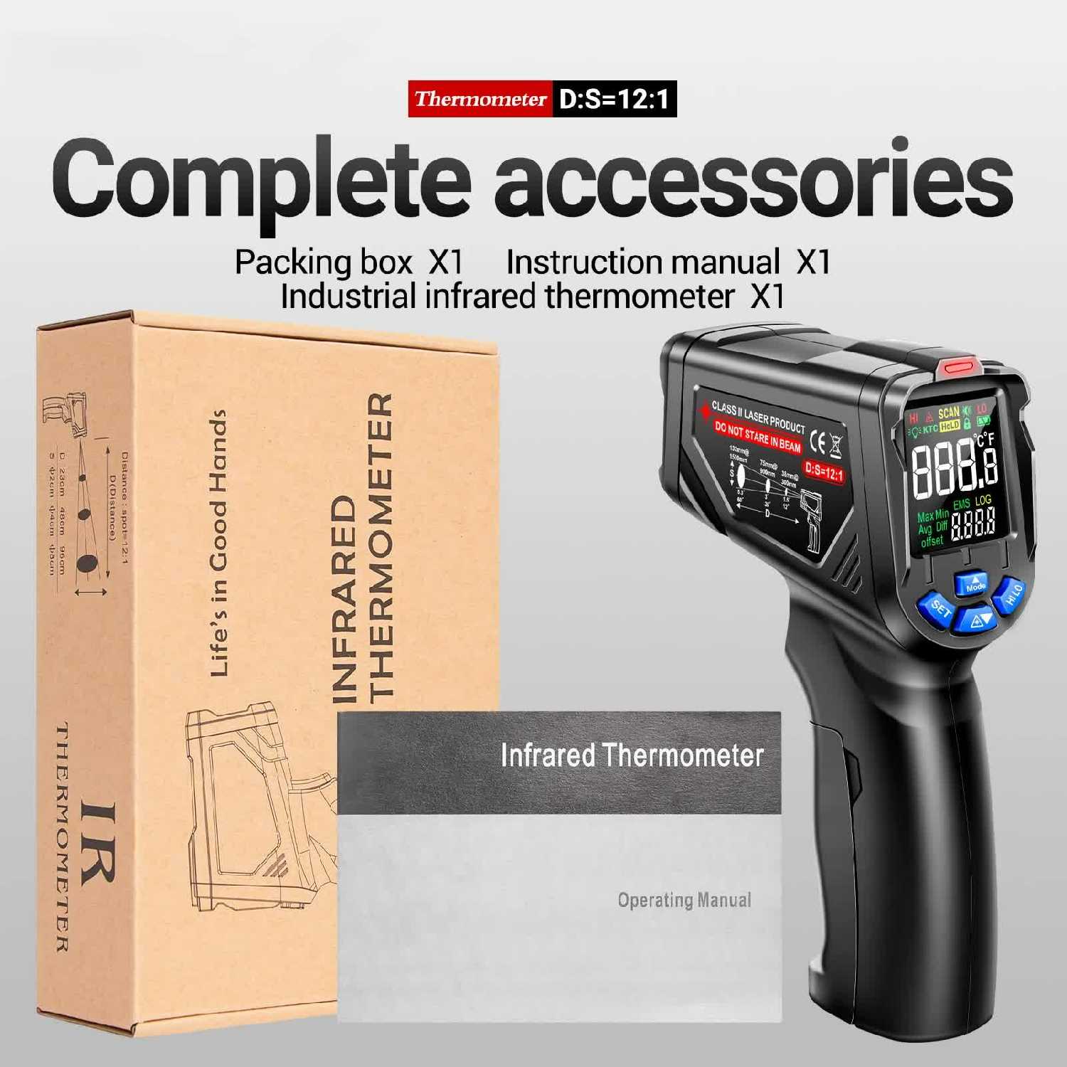 Инфракрасный пирометр Aneng TH06 фотография 19