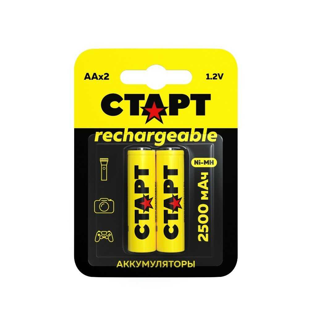 Аккумуляторные батарейки Старт HR6 AA 2700mAh Ni-MH (BL2)