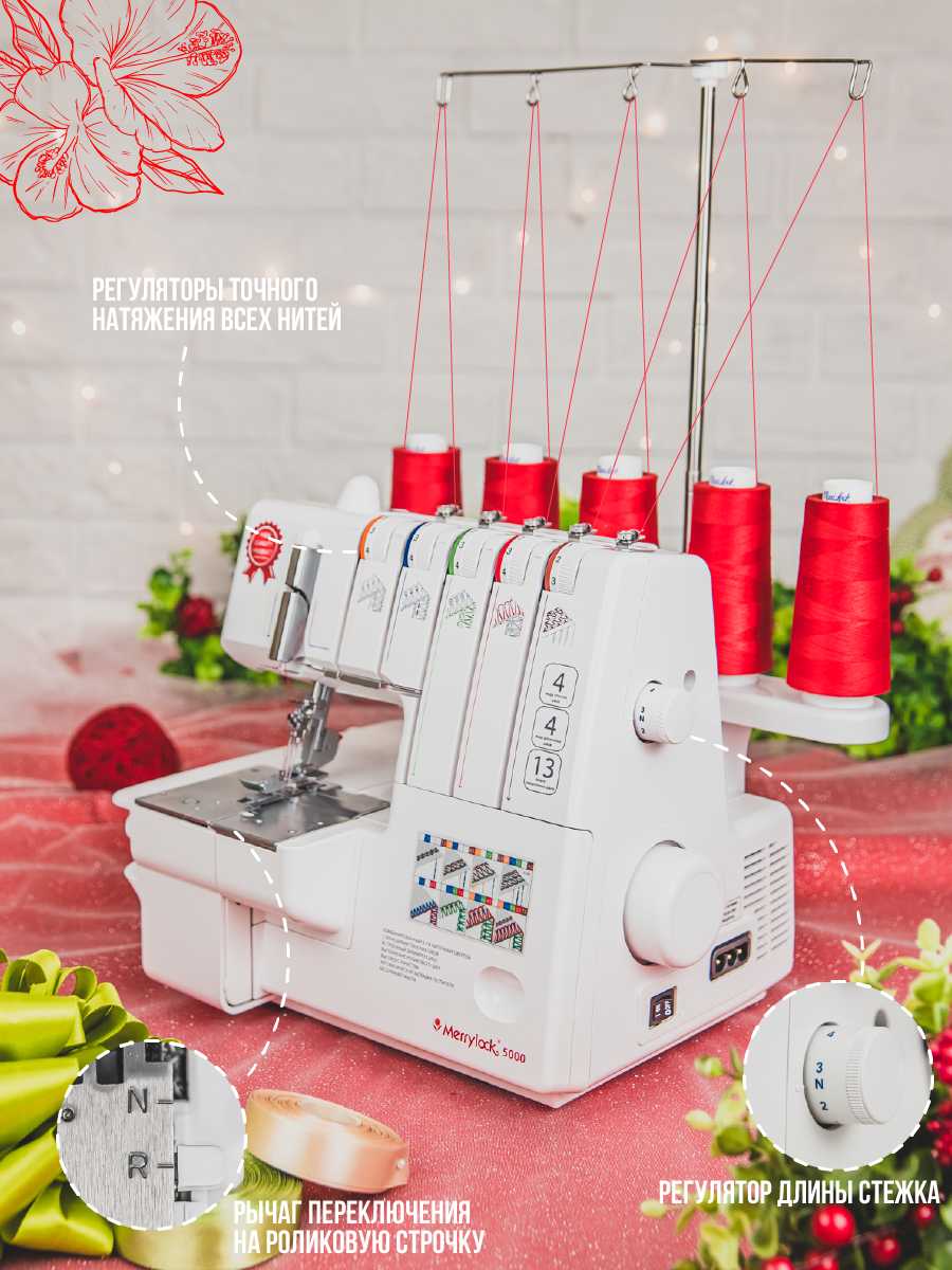 Коверлоки Merrylock фотография 7