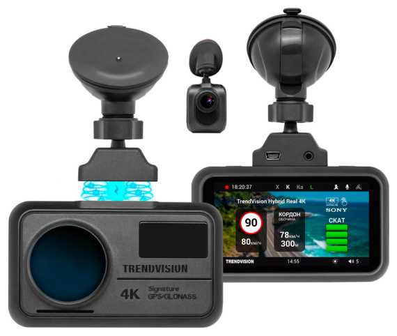 Видеорегистратор TrendVision Hybrid Signature Real 4K 2CH фотография 14