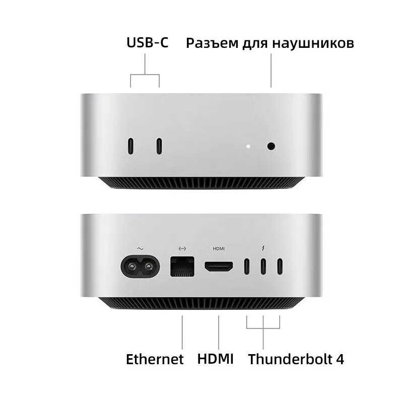 Мини настольный компьютер Apple Mac Mini (M4 10C CPU, 10C GPU, 2024) фотография 20