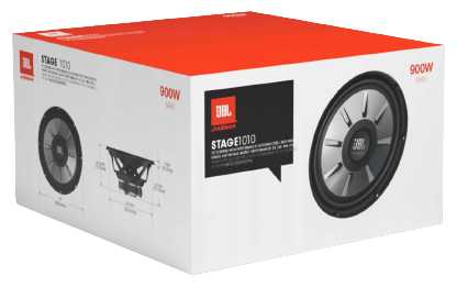 Автомобильный сабвуфер JBL Stage 1010 фотография 4