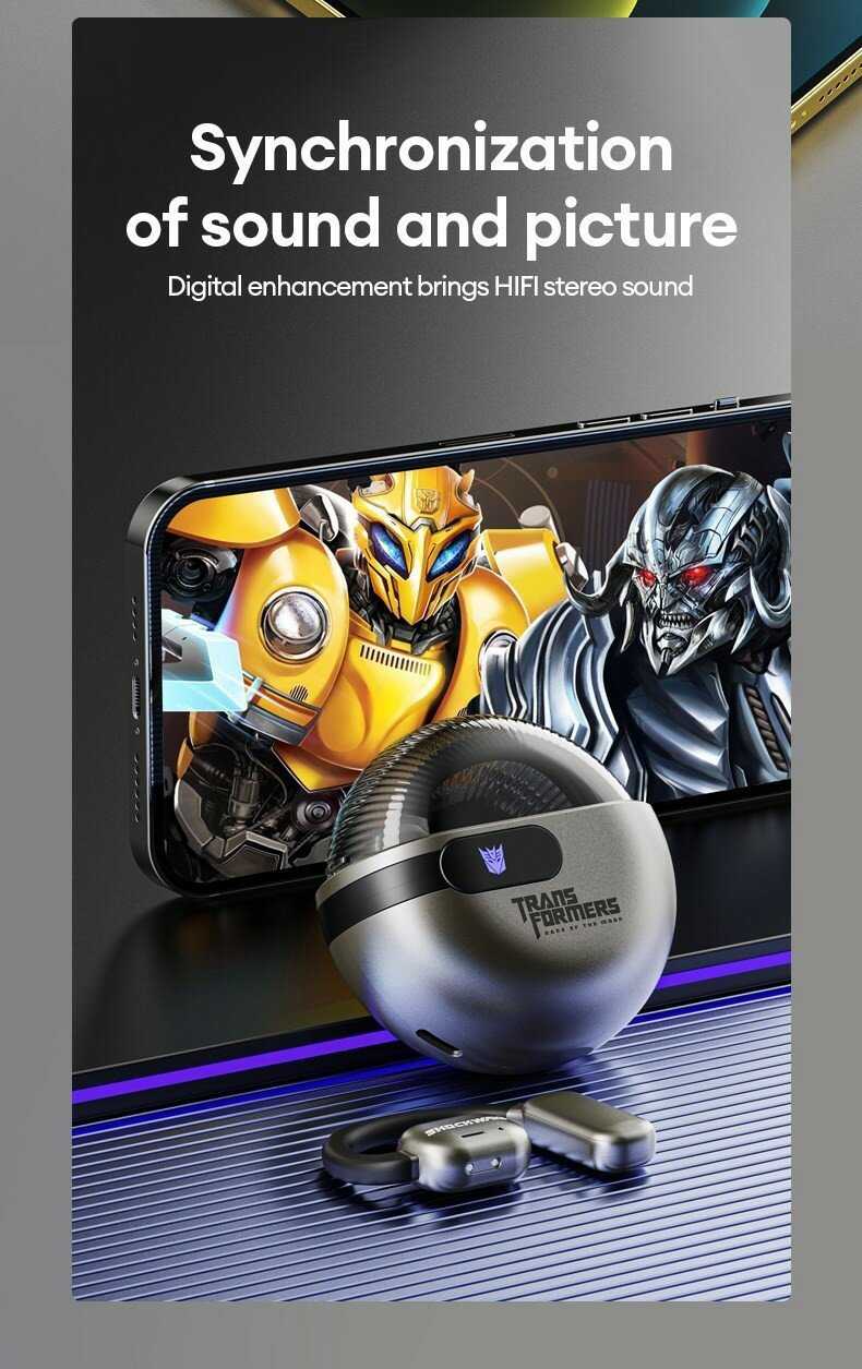 Спортивные наушники TRANSFORMERS Bumblebee Ear Hook (TF-T09) фотография 10
