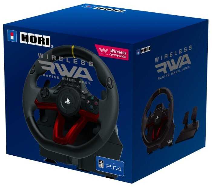 Комплект HORI Wireless Racing Wheel Apex PS4 фотография 1