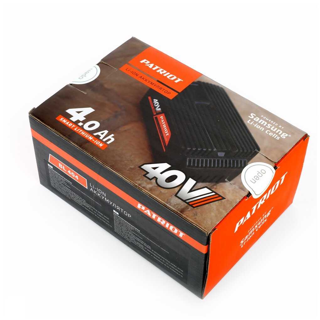 Аккумулятор PATRIOT BL404 (Li-Ion 40 В) фотография 2