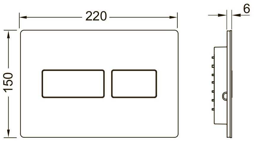 Кнопка смыва TECE TECEsolid 9240433 фотография 2