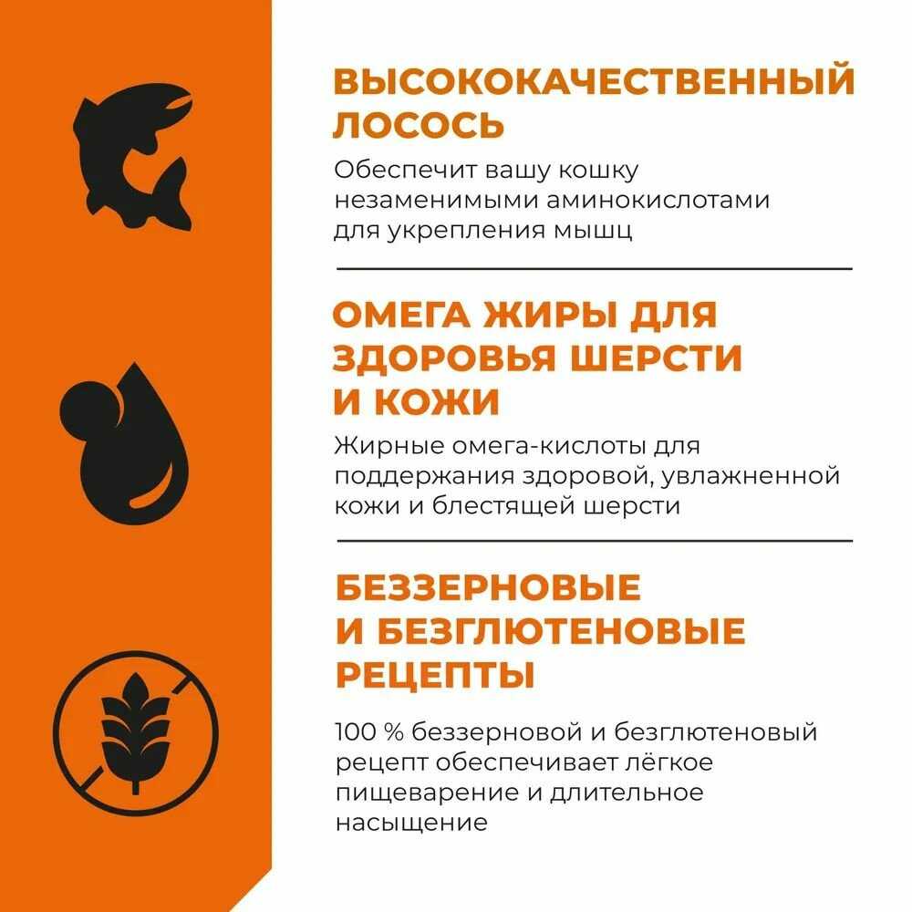 Корм для кошек GO'KITCHEN Skin+Coat Care фотография 11